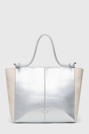 The GRACE Silver & Natural Linen
