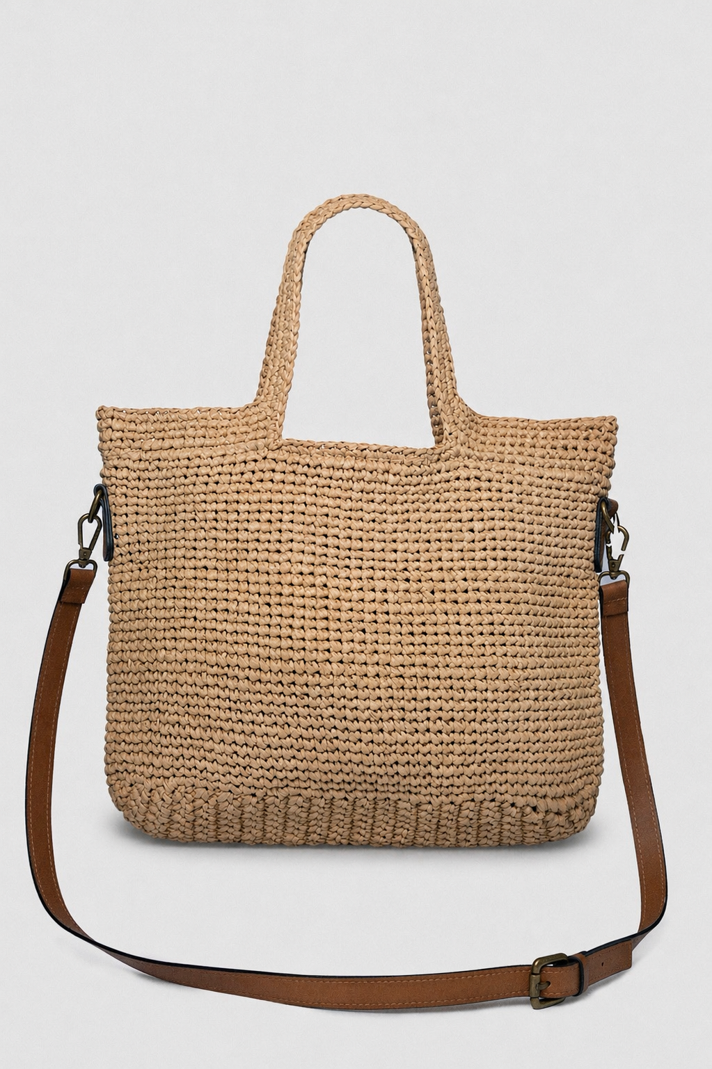The LIDO Straw Tote, Natural